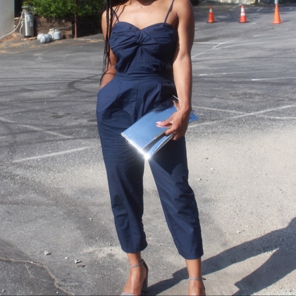 Brand new with tag navy blue jumpsuit